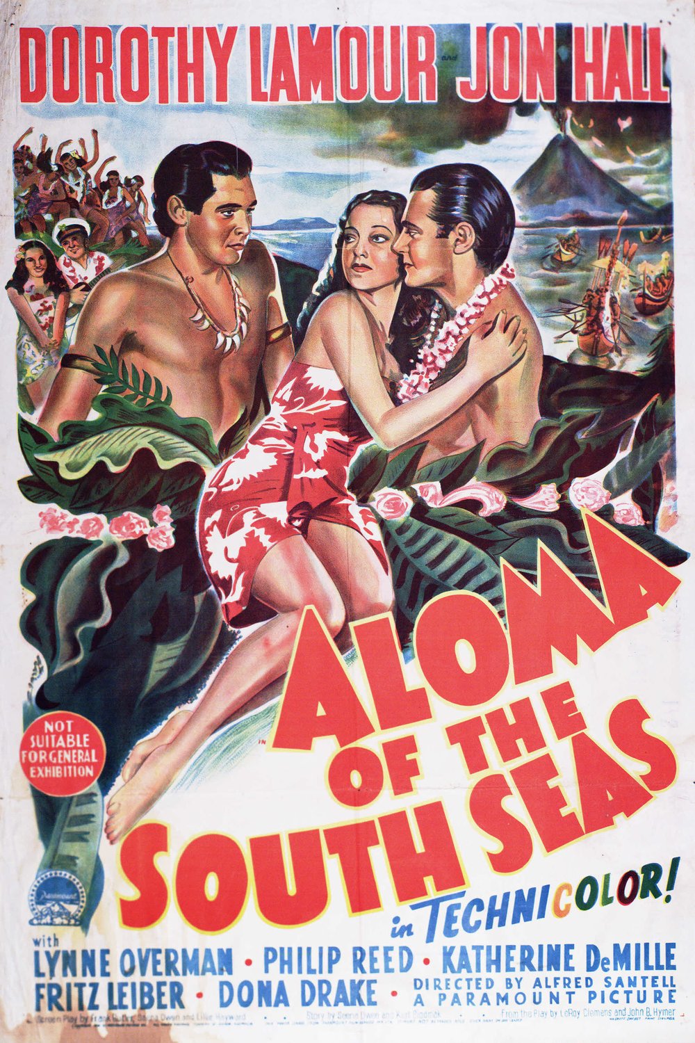 L'affiche du film Aloma of the South Seas