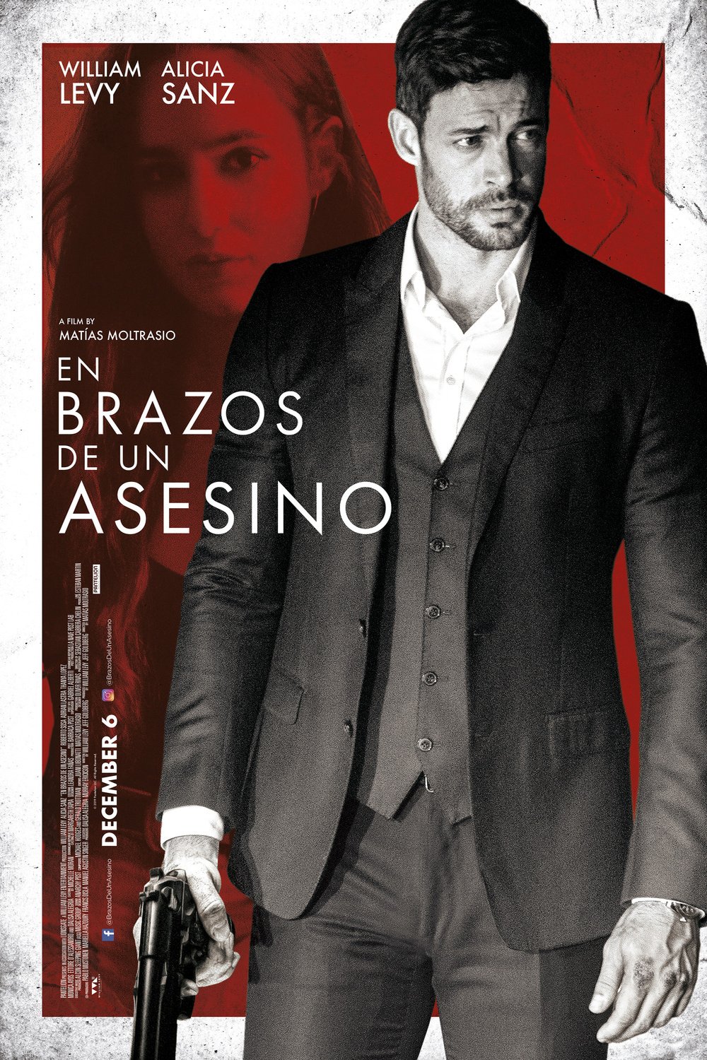 L'affiche originale du film En Brazos de un Asesino en espagnol