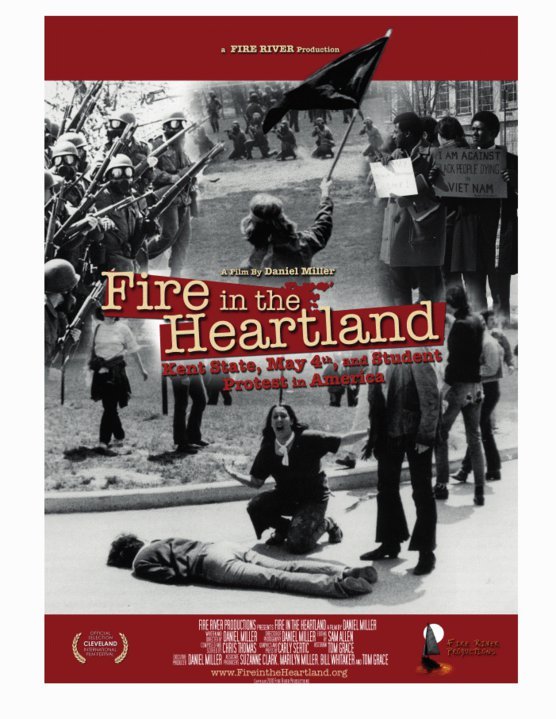 Poster of the movie Fire in the Heartland: Kent State, May 4, and Student Protest in America [2010]