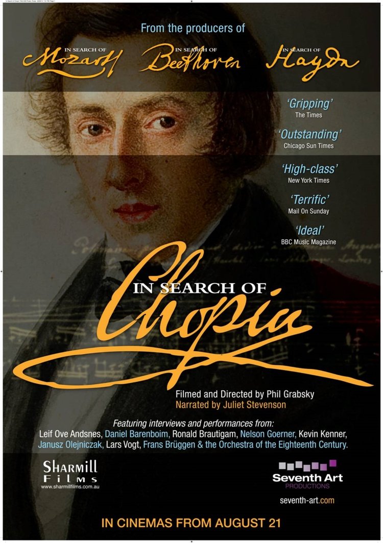 L'affiche du film In Search of Chopin