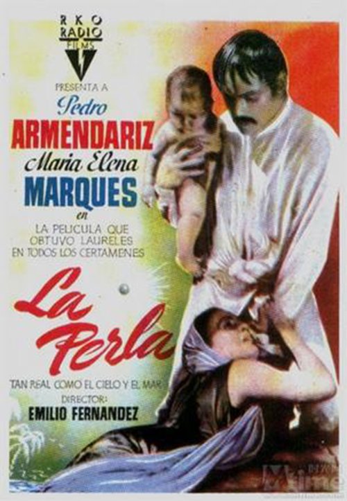 L'affiche originale du film The Pearl en espagnol