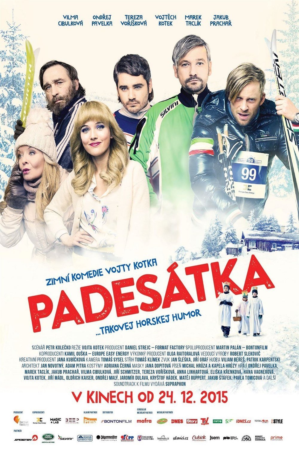 Czech poster of the movie Chasing fifty