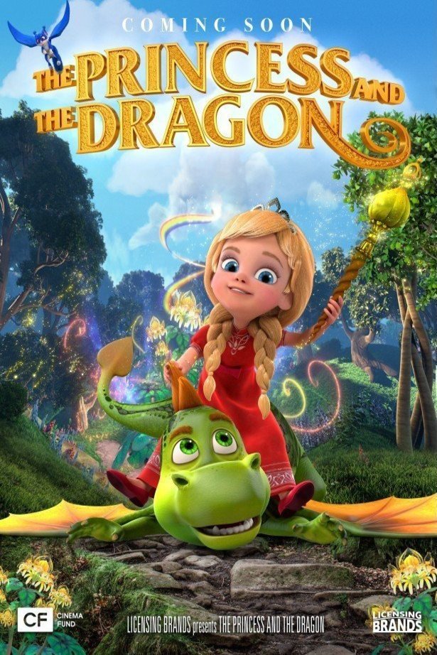 L'affiche originale du film The Princess and the Dragon en russe