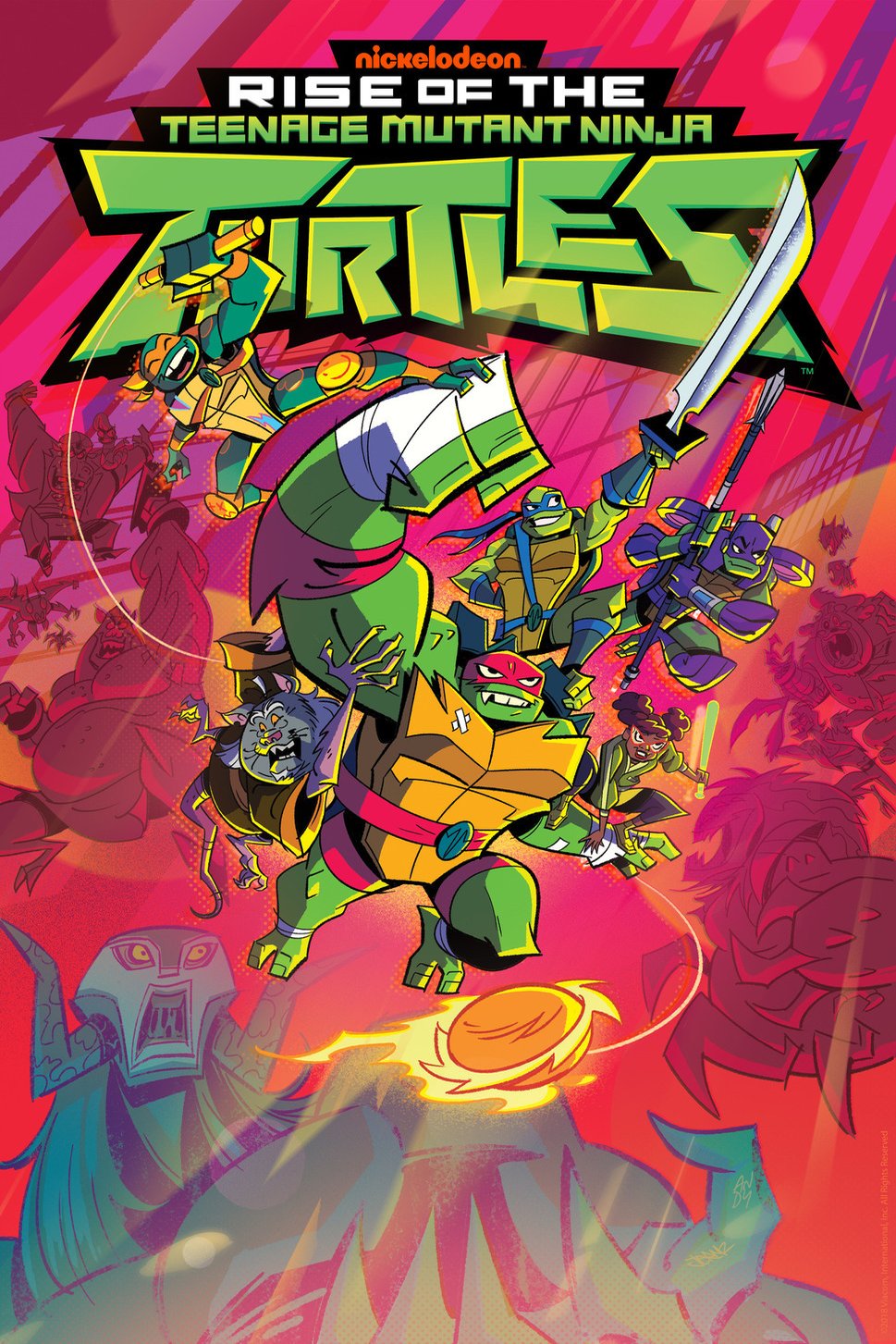 L'affiche du film Rise of the Teenage Mutant Ninja Turtles