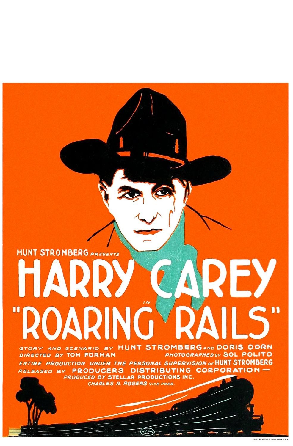 L'affiche du film Roaring Rails