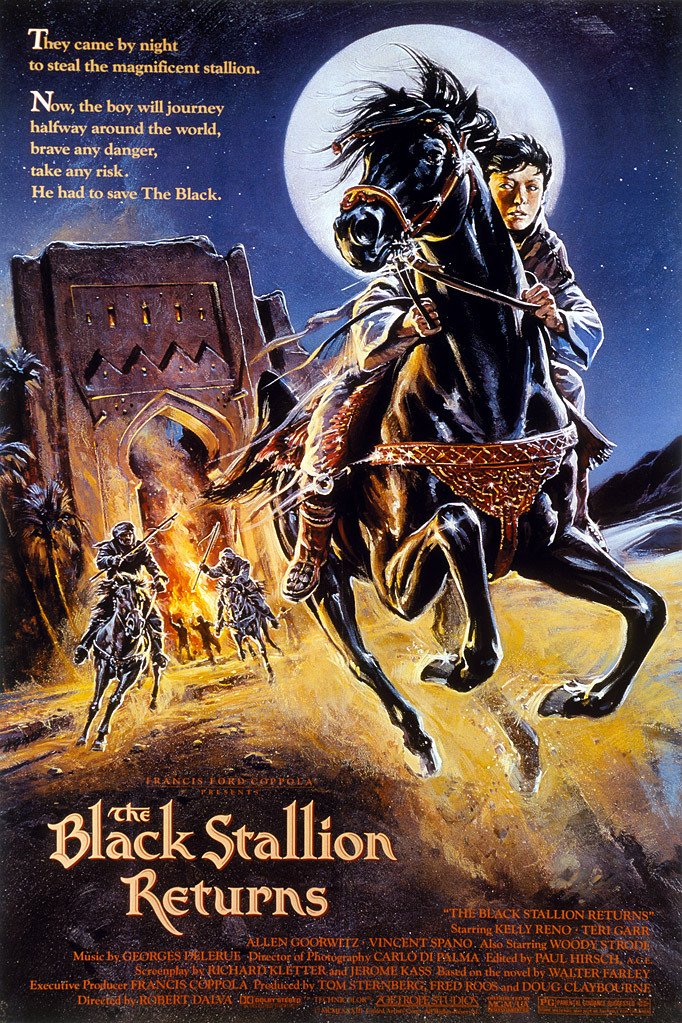 L'affiche du film The Black Stallion Returns