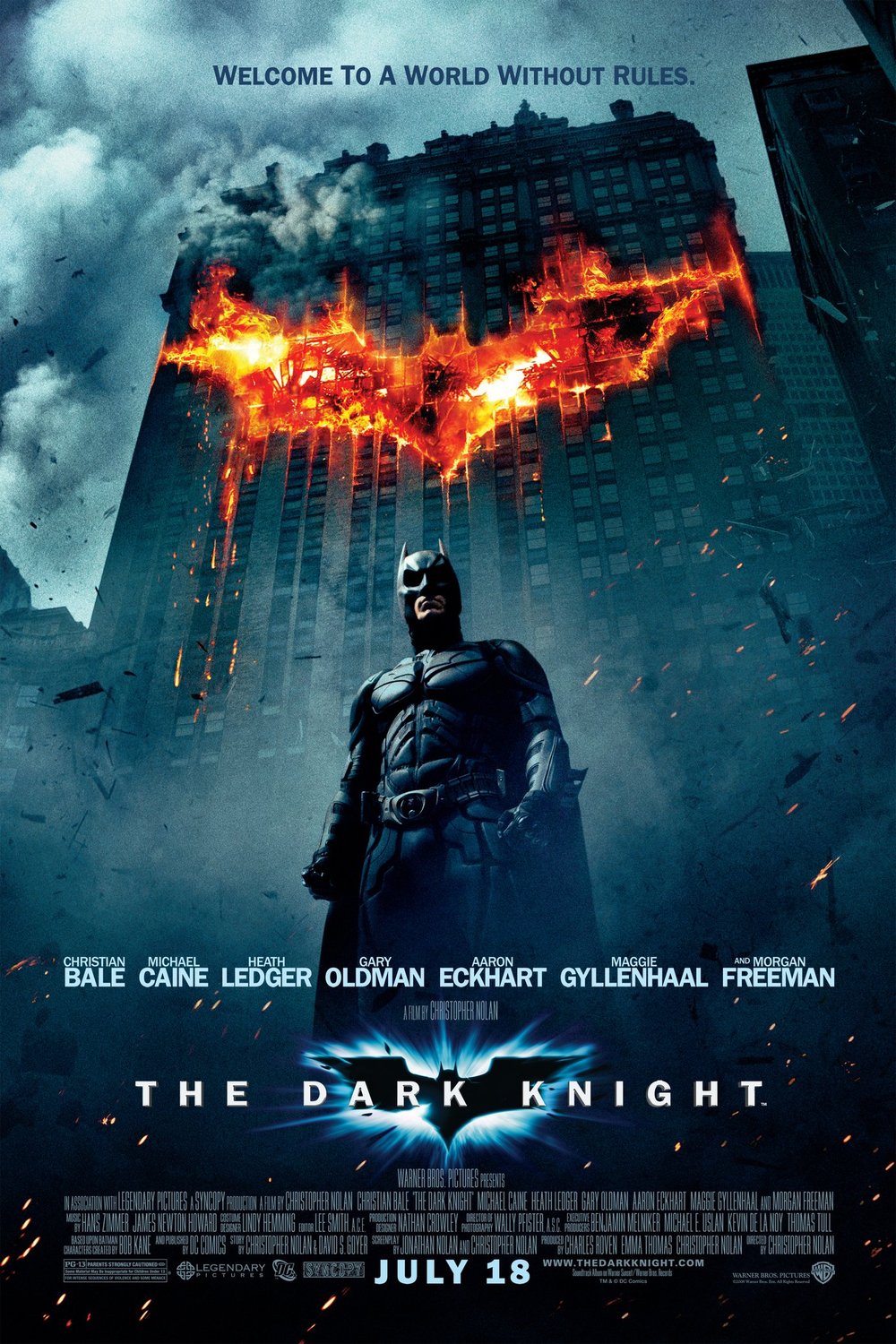 L'affiche du film The Dark Knight