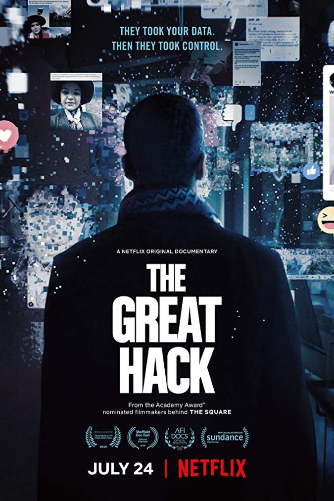 L'affiche du film The Great Hack [2019]