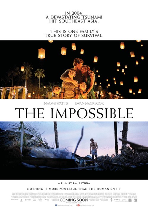 L'affiche du film The Impossible