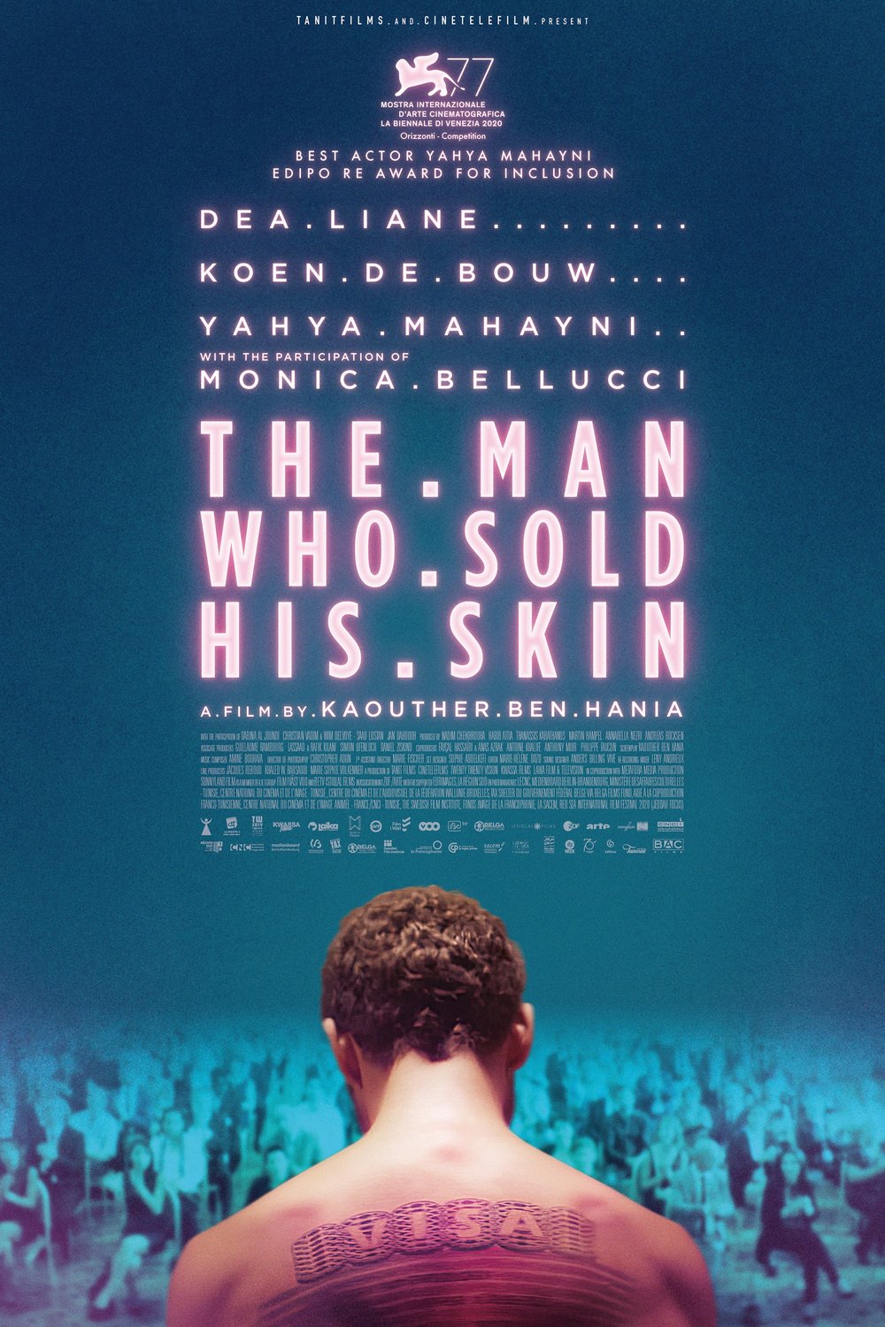 L'affiche du film The Man Who Sold His Skin [2020]
