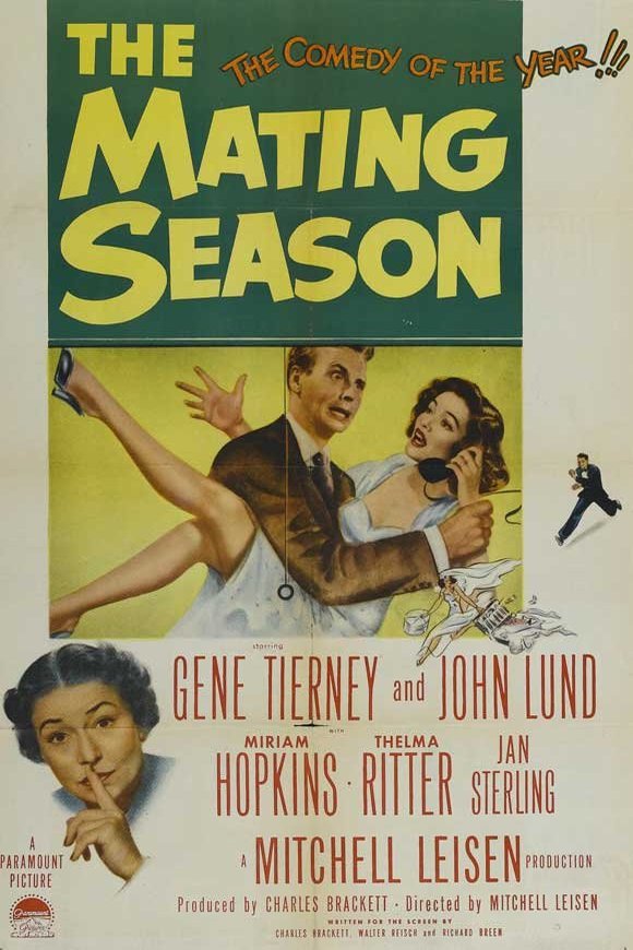 L'affiche du film The Mating Season