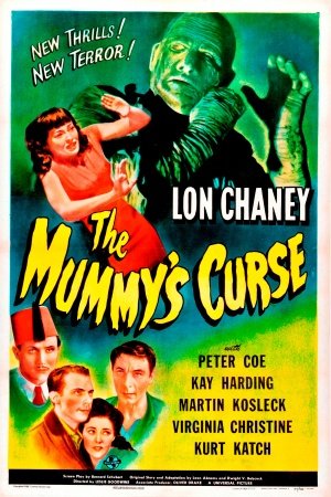 L'affiche du film The Mummy's Curse