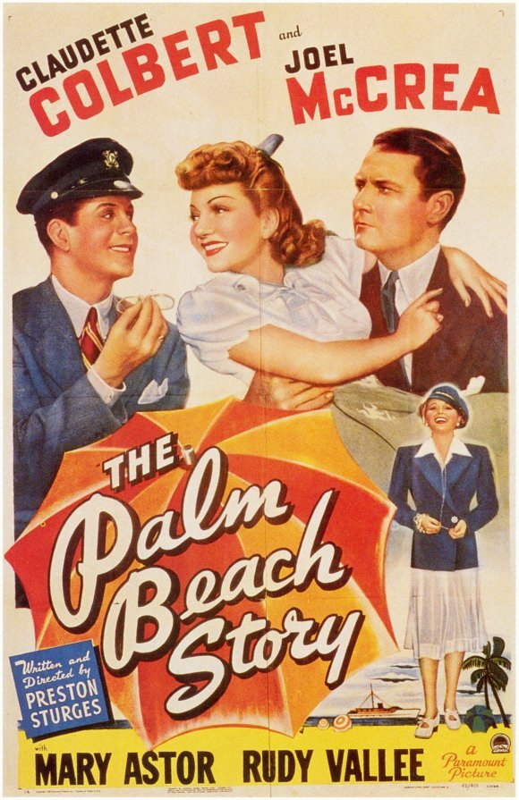 L'affiche du film The Palm Beach Story