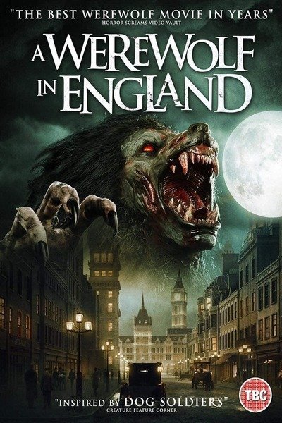 L'affiche du film A Werewolf in England [2020]