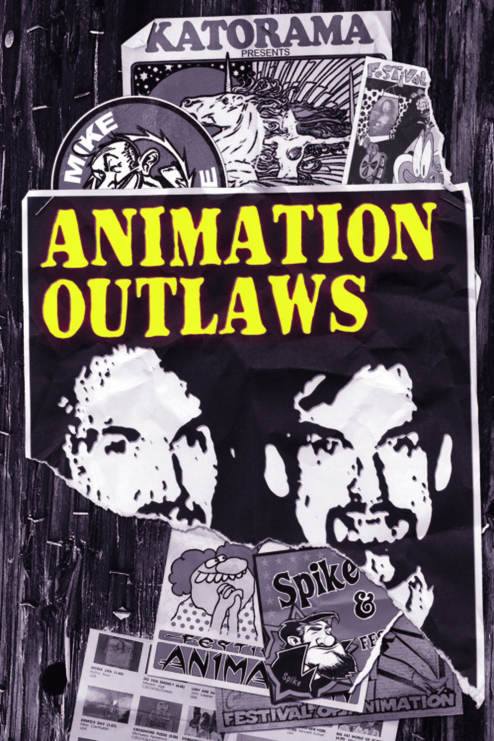 L'affiche du film Animation Outlaws