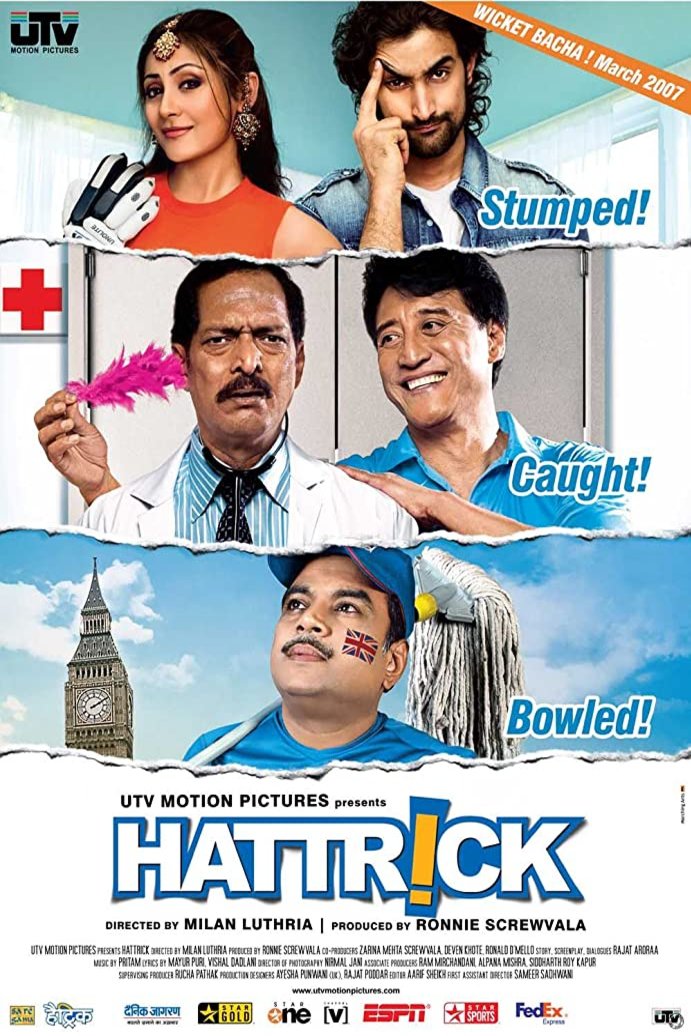Hindi poster of the movie Hat Trick