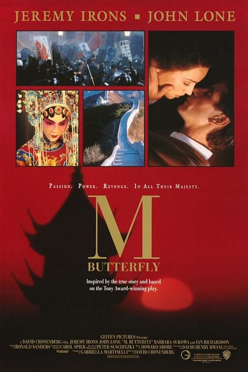 L'affiche du film M. Butterfly