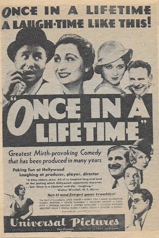 Poster of the movie Once in a Lifetime