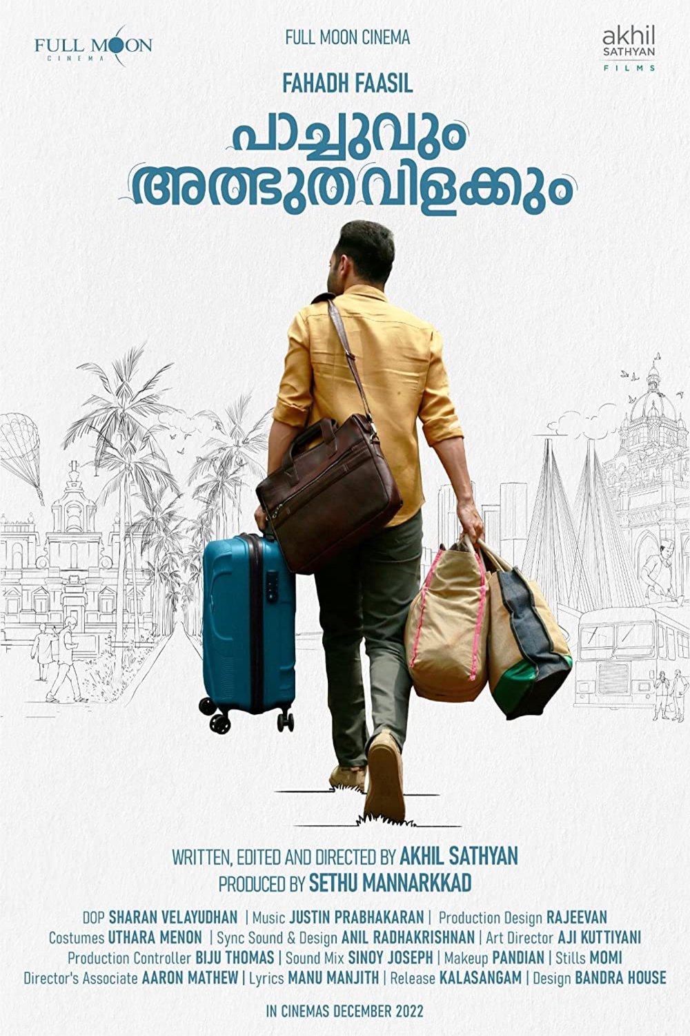 L'affiche du film Paachuvum Albhuthavilakkum [2023]