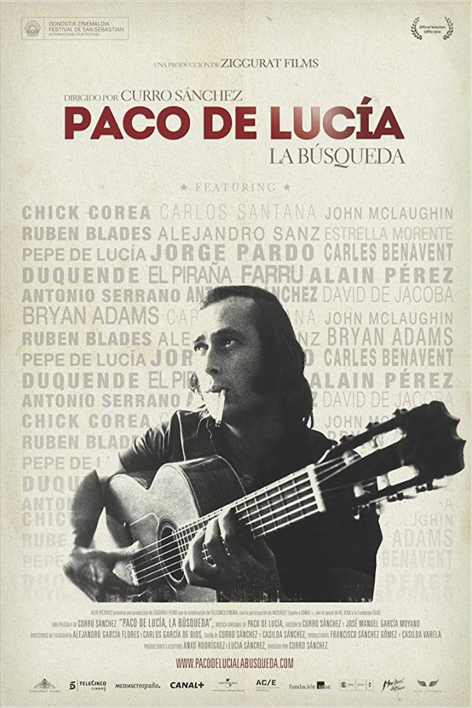 L'affiche du film Paco de Lucía: la búsqueda