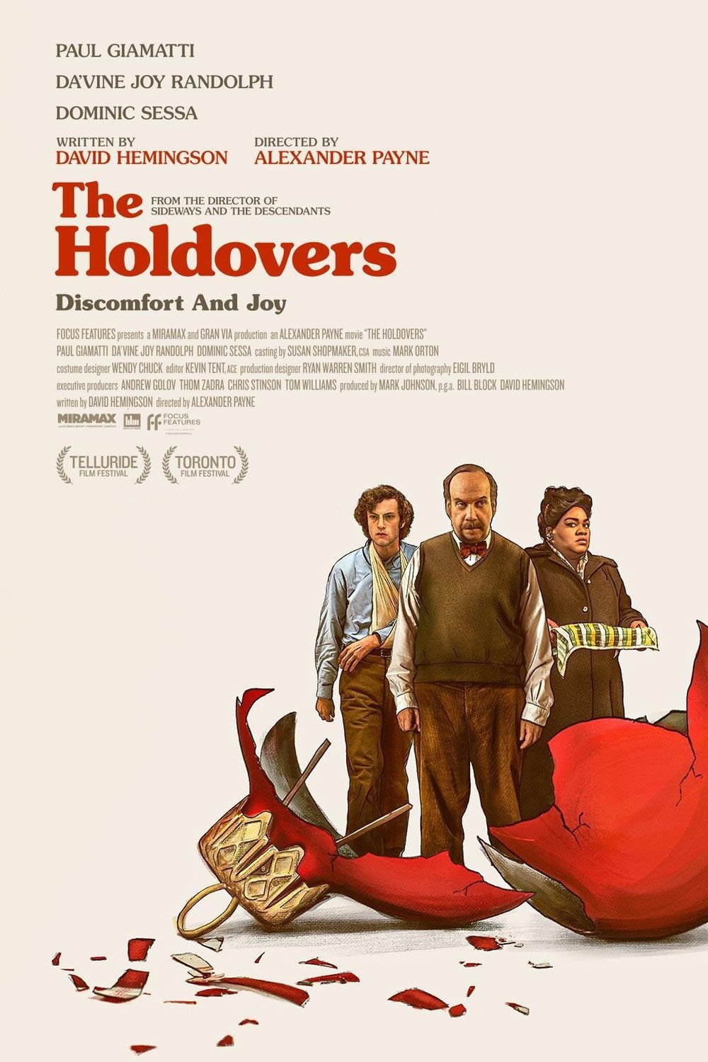 L'affiche du film The Holdovers [2023]