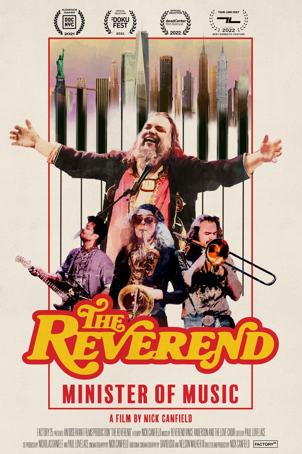 L'affiche du film The Reverend