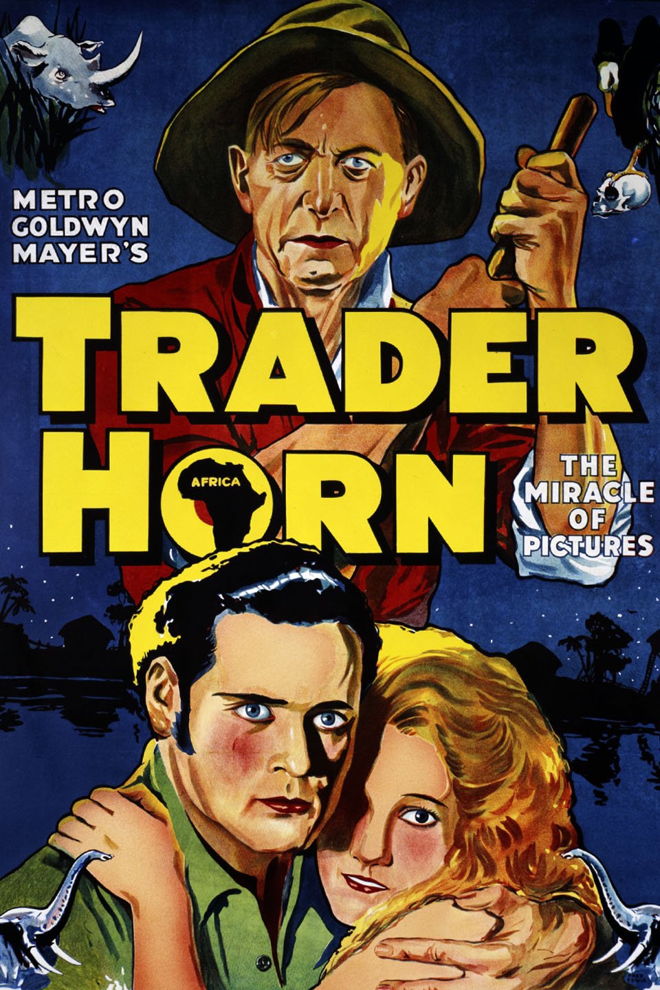 L'affiche du film Trader Horn