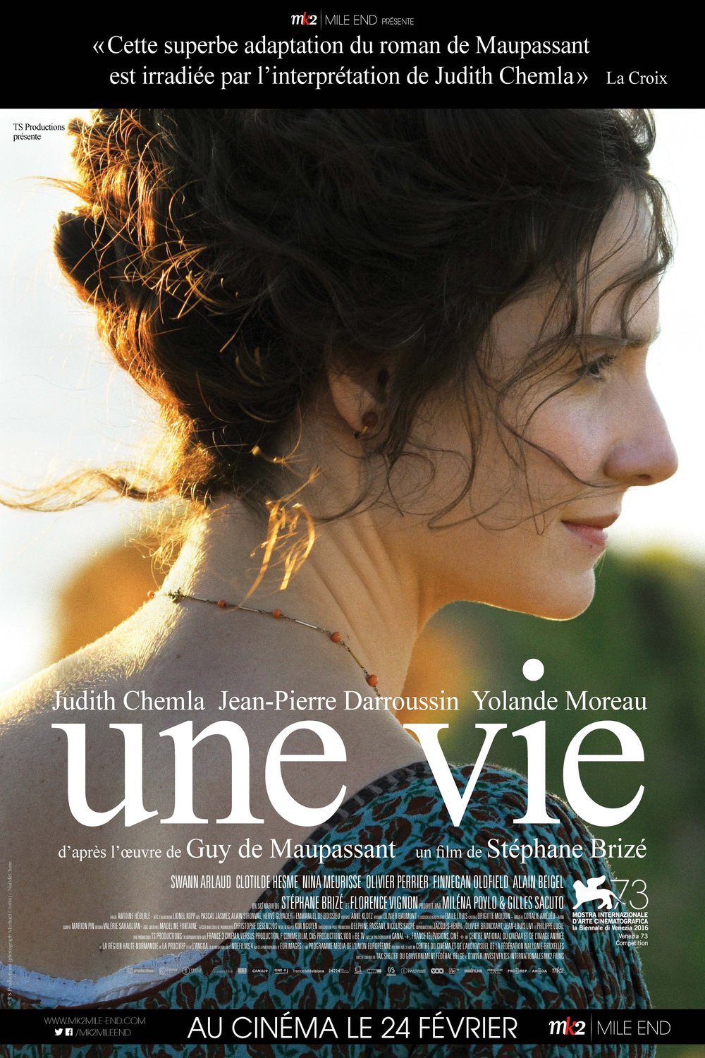 L'affiche du film Une Vie