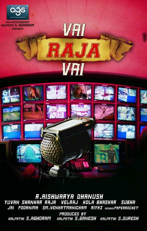 L'affiche originale du film Vai Rajah Vai en Tamoul