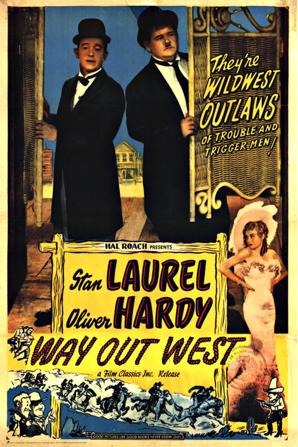 L'affiche du film Way Out West