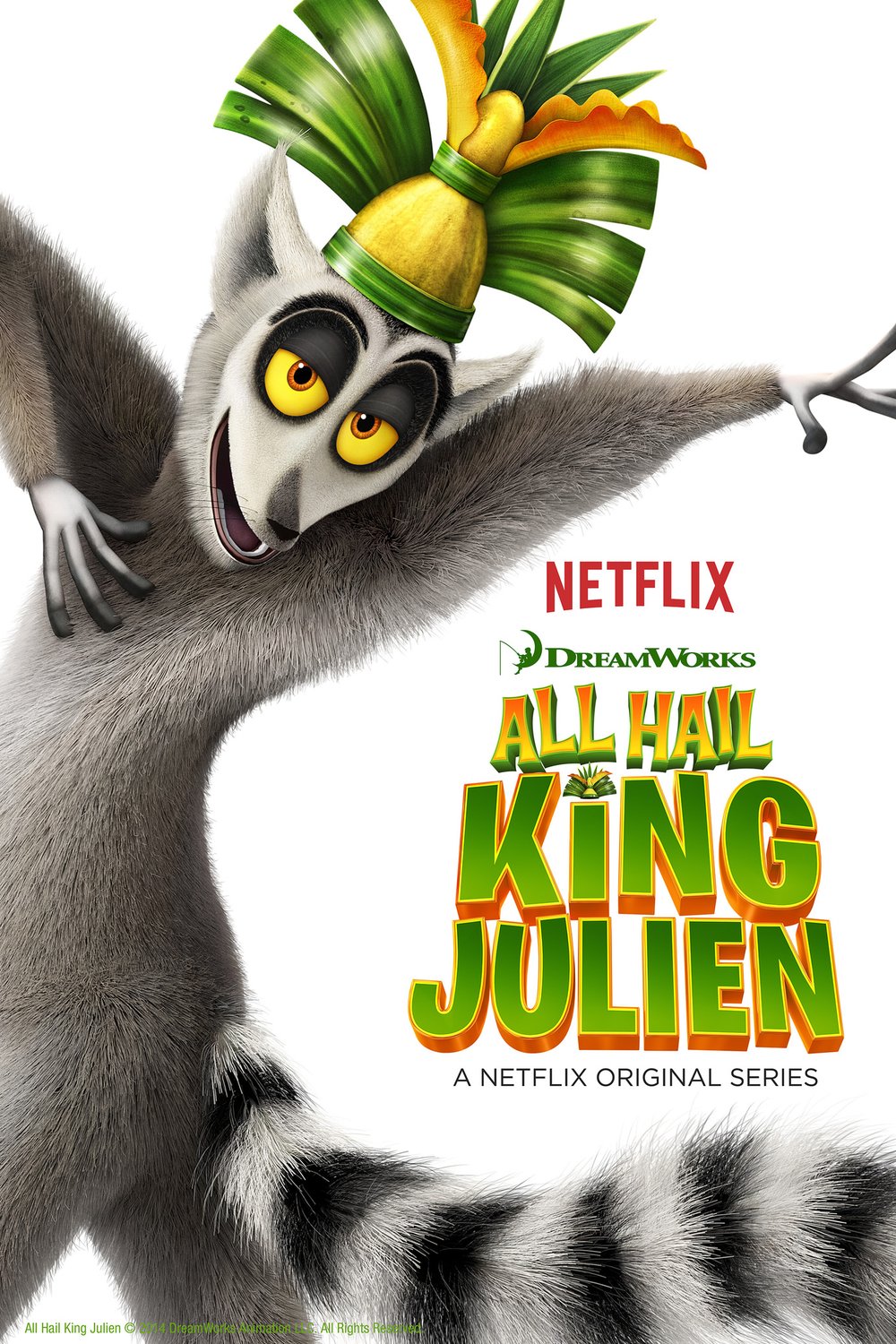 L'affiche du film All Hail King Julien