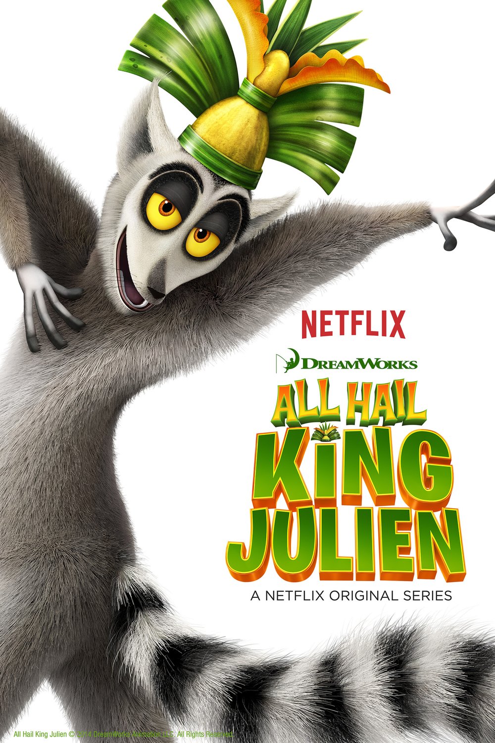 L'affiche du film All Hail King Julien [2014]