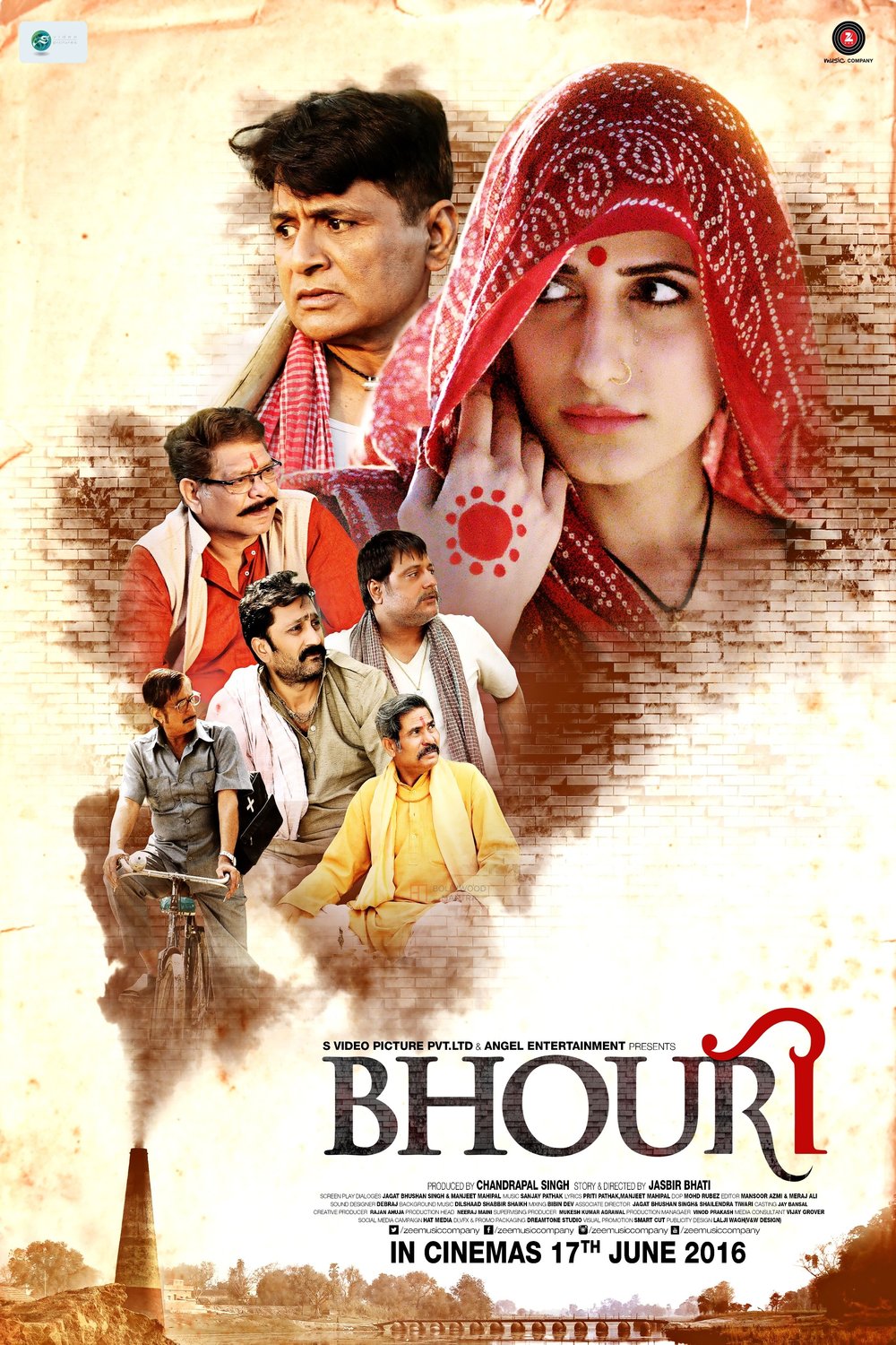 L'affiche originale du film Bhouri en Hindi