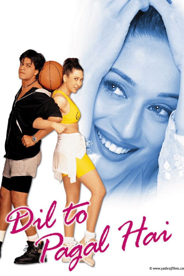 L'affiche originale du film Dil To Pagal Hai en Hindi