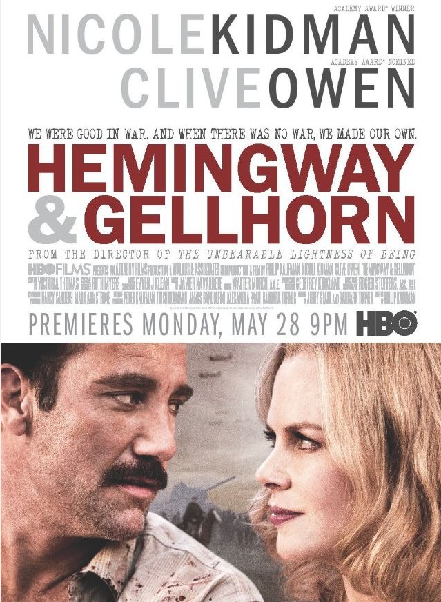 L'affiche du film Hemingway & Gellhorn