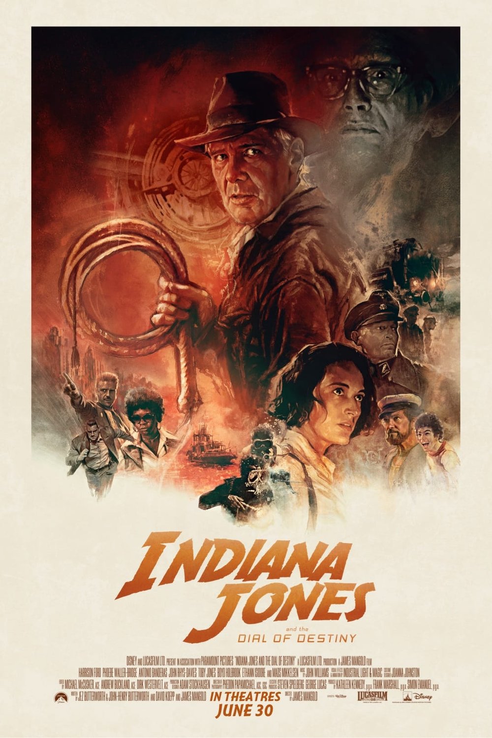 L'affiche du film Indiana Jones and the Dial of Destiny