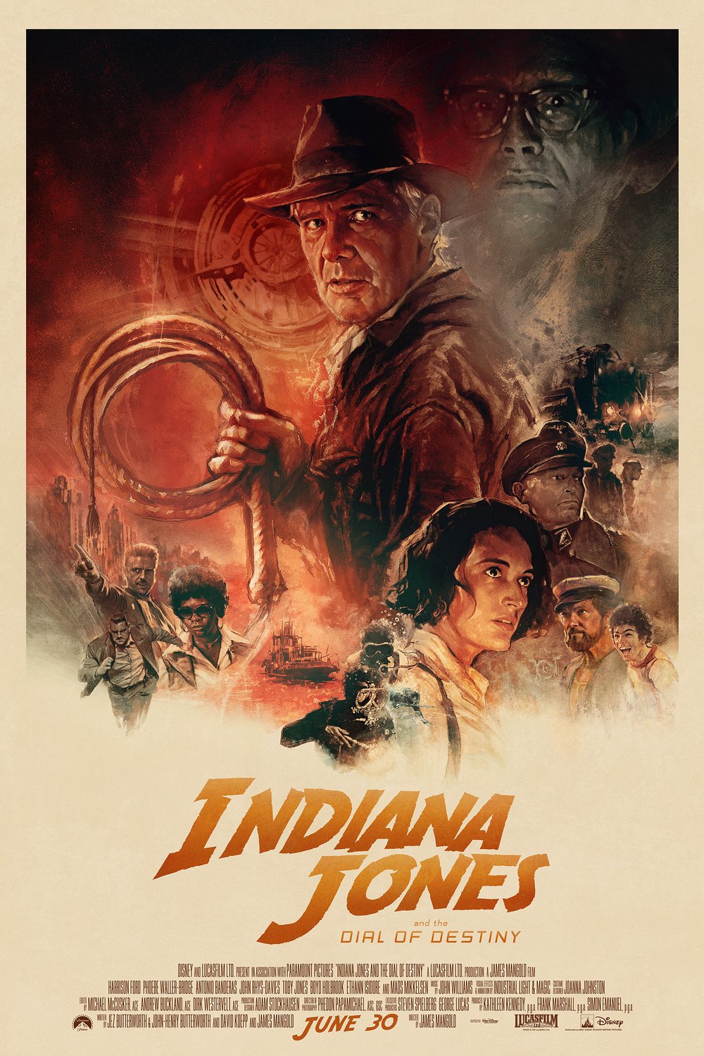 L'affiche du film Indiana Jones et le cadran de la destinée