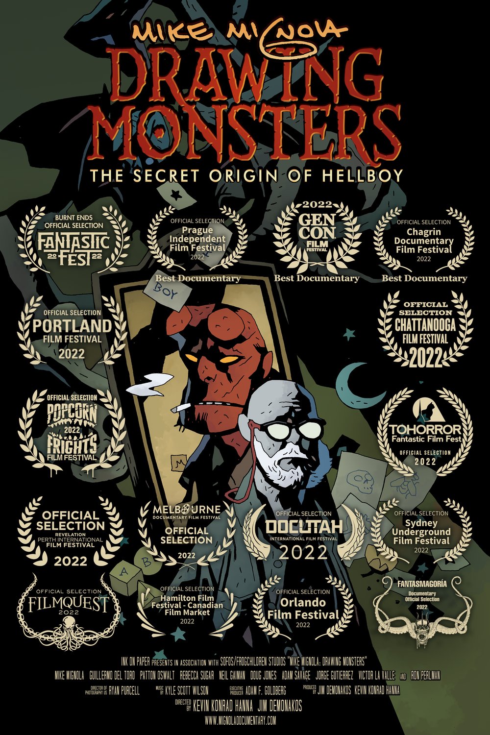 L'affiche du film Mike Mignola: Drawing Monsters