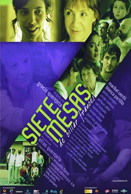 L'affiche originale du film Siete mesas de billar francés en espagnol