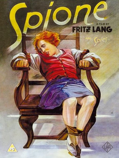German poster of the movie Spione