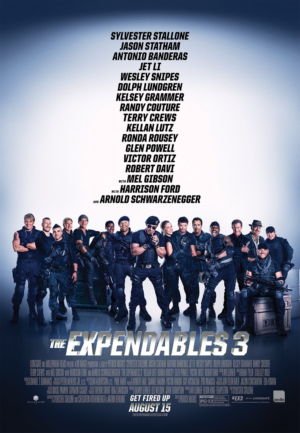 L'affiche du film The Expendables 3