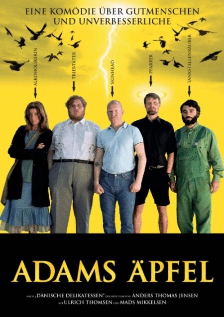 Danish poster of the movie Adams æbler