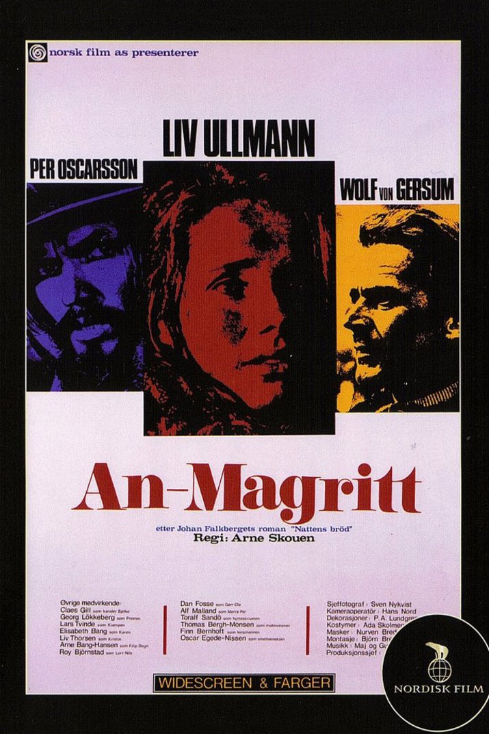 Norwegian poster of the movie An-Magritt