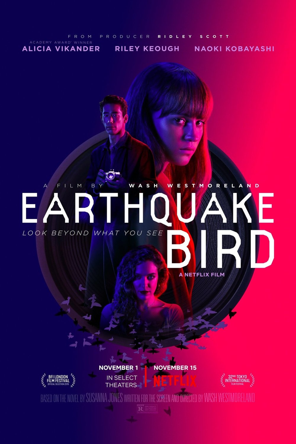 L'affiche du film Earthquake Bird