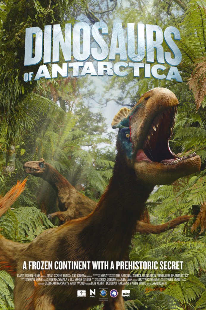 L'affiche du film Dinosaures de l'Antarctique