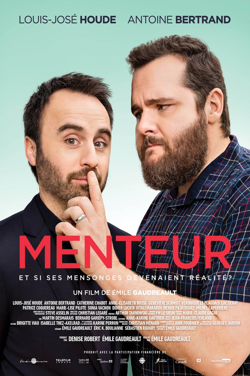 L'affiche du film Menteur