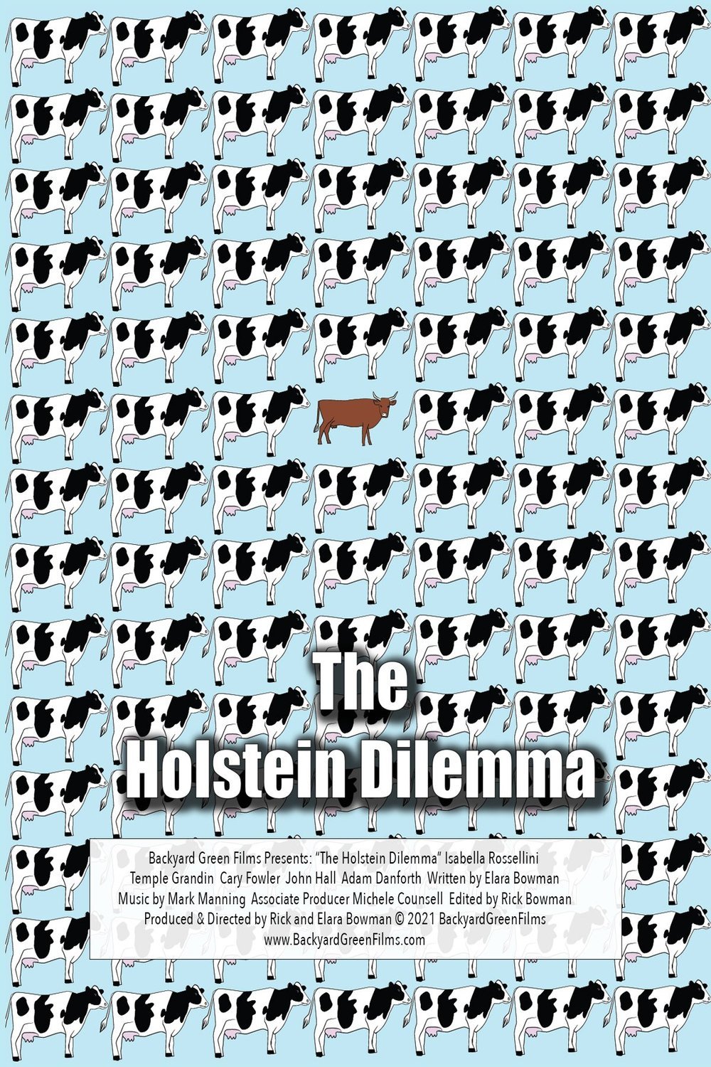 L'affiche du film The Holstein Dilemma