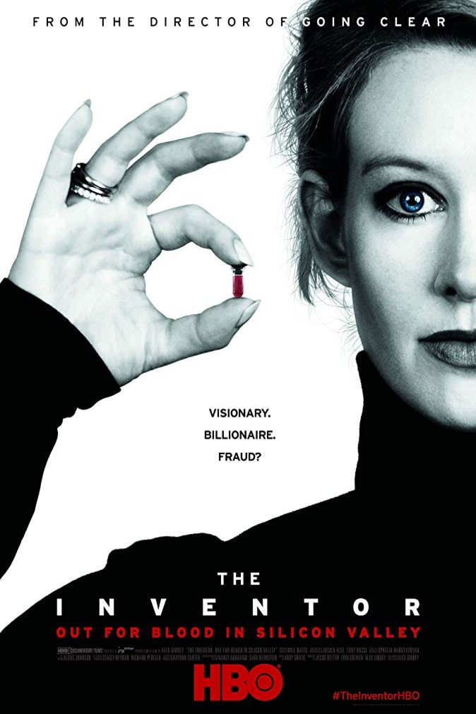 L'affiche du film The Inventor: Out for Blood in Silicon Valley