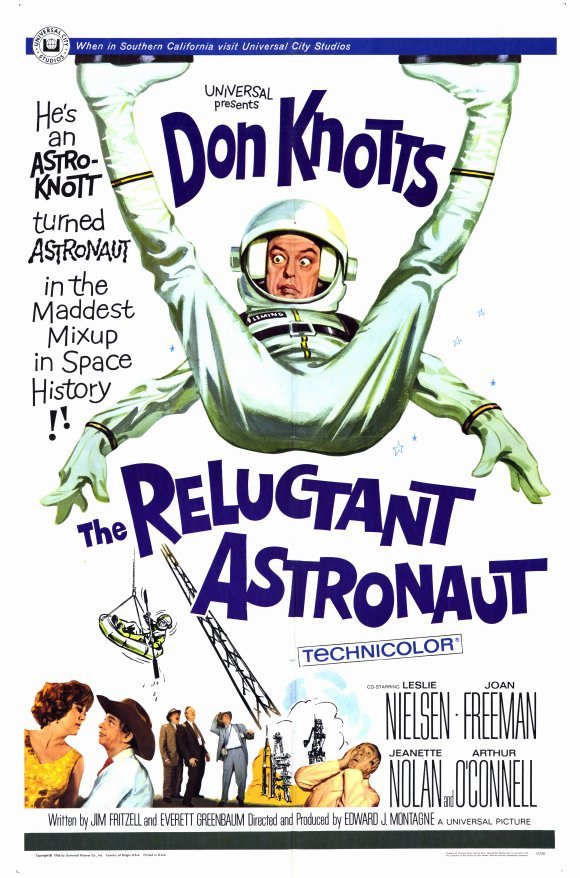 L'affiche du film The Reluctant Astronaut