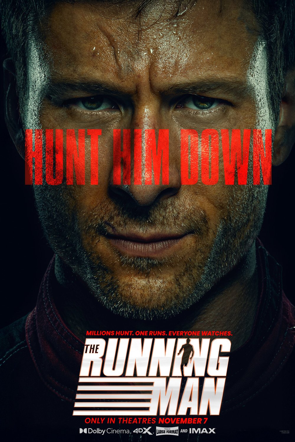 L'affiche du film The Running Man